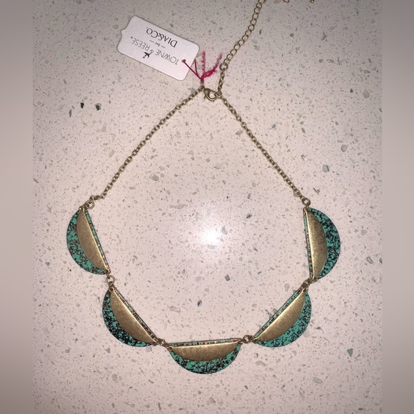 Towne & Reese For Dia&Co Turquoise Fashion Necklace - Picture 1 of 6